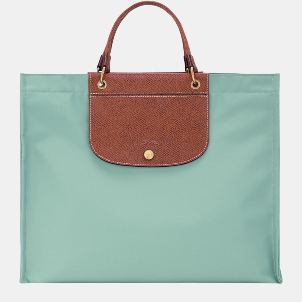 CABAS LONGCHAMP L TOTE BAG (Vervain - Canvas)